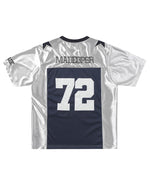 Spliced sports short sleeves