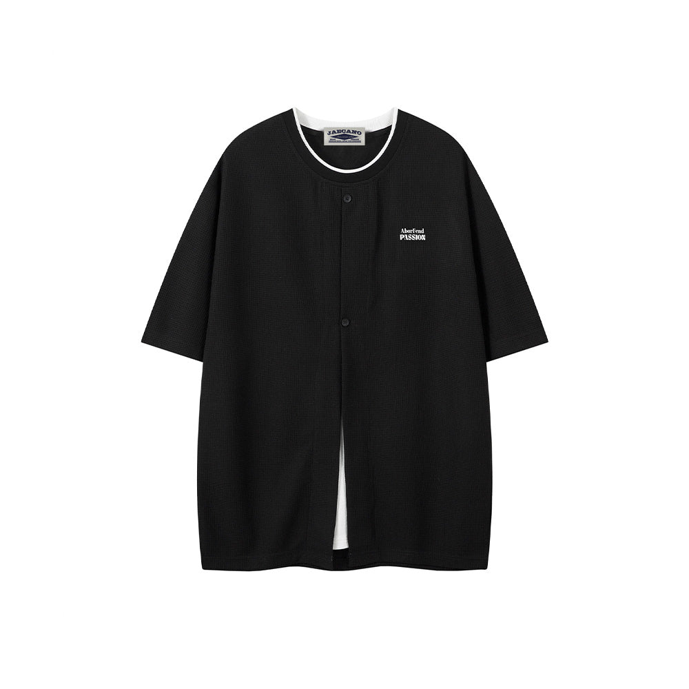 심플한 가짜 투피스 반팔