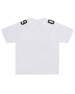 Embroidered badge short-sleeved shirt