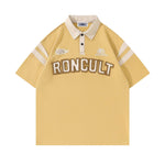 트렌디한 레터 자수 반팔