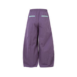 Panelled straight-leg casual trousers