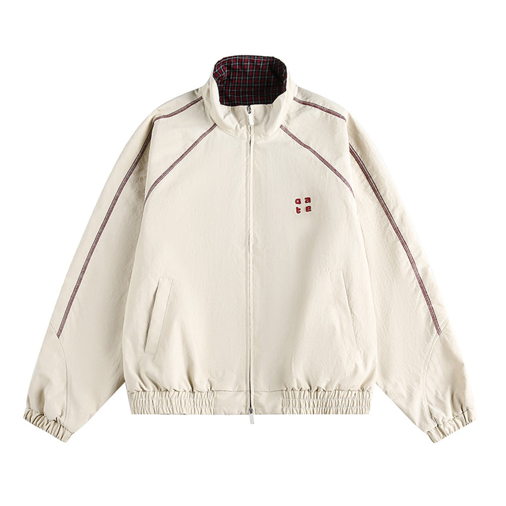 休閑寬鬆情侶外套