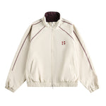 休閑寬鬆情侶外套