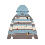 復古趣味連帽開衫