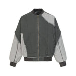 Unique color-blocked patchwork jacket