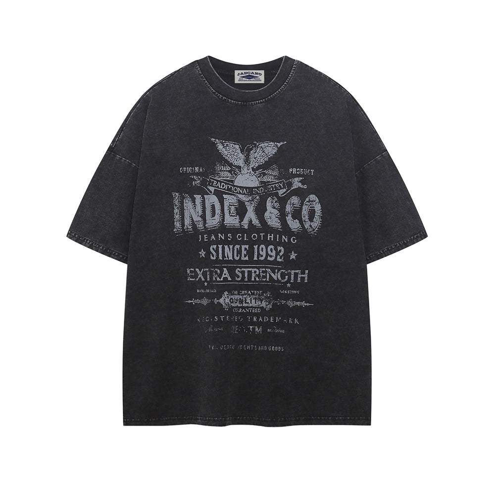 워시드 디스트레스드 반팔