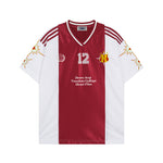 심플한 대비 컬러의 반팔