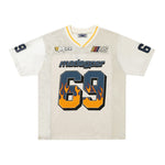 Retro loose short sleeves