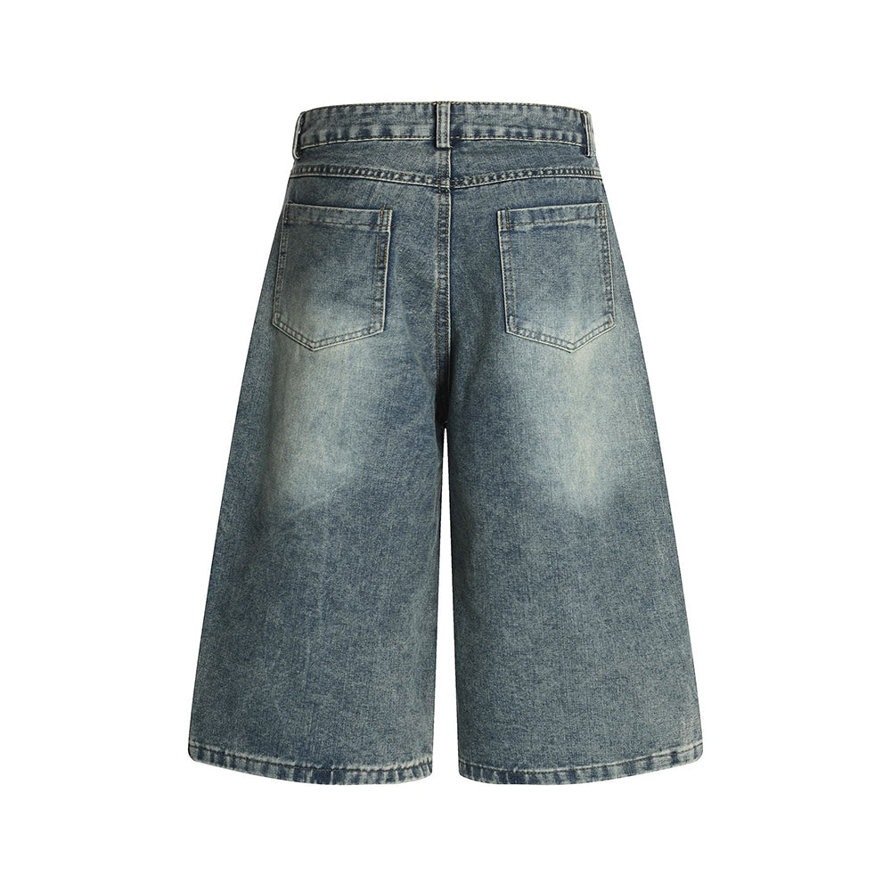 趣味刺綉牛仔褲