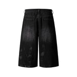 콘트라스트 데님 반바지