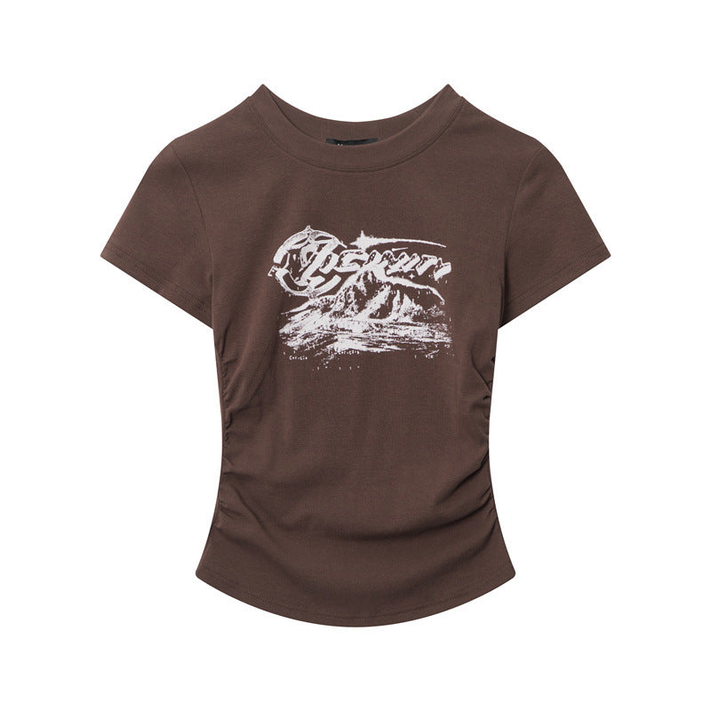 Retro Printed Slim Short Sleeve (Women's)