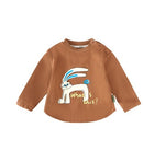 復古印花透氣長袖