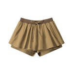 Anti-exposure pleated skirt