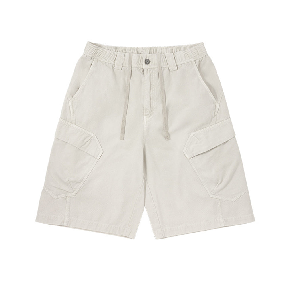 Washed casual overalls