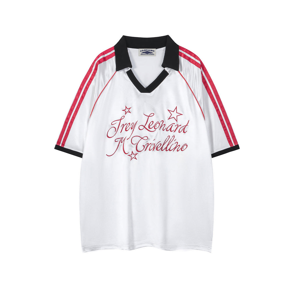 Retro sports short sleeves