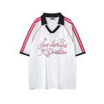 Retro sports short sleeves