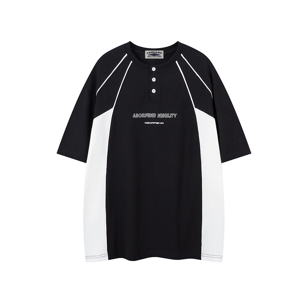 스포츠 패치워크 반팔