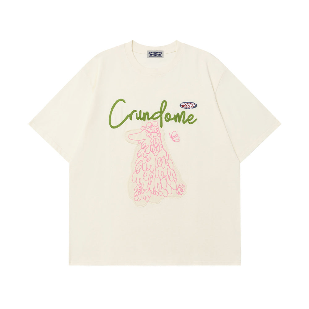 레트로 디자인 반팔