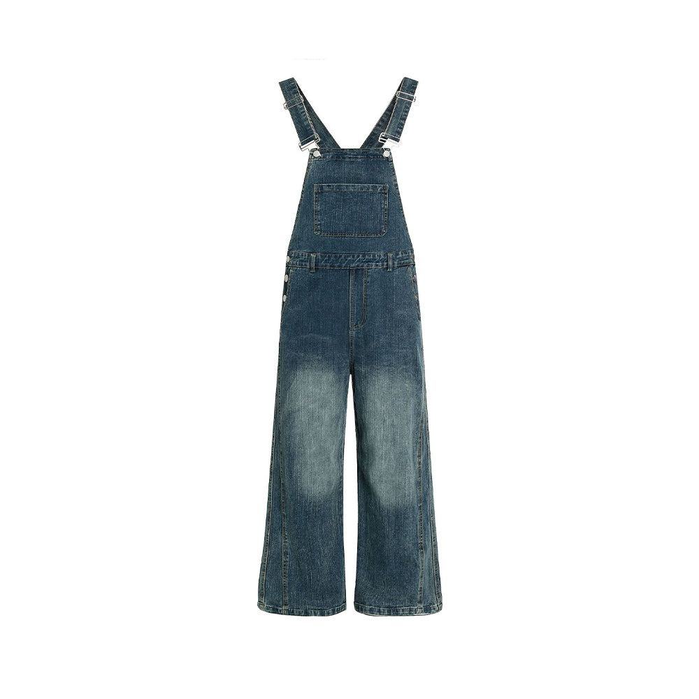 Retro casual overalls