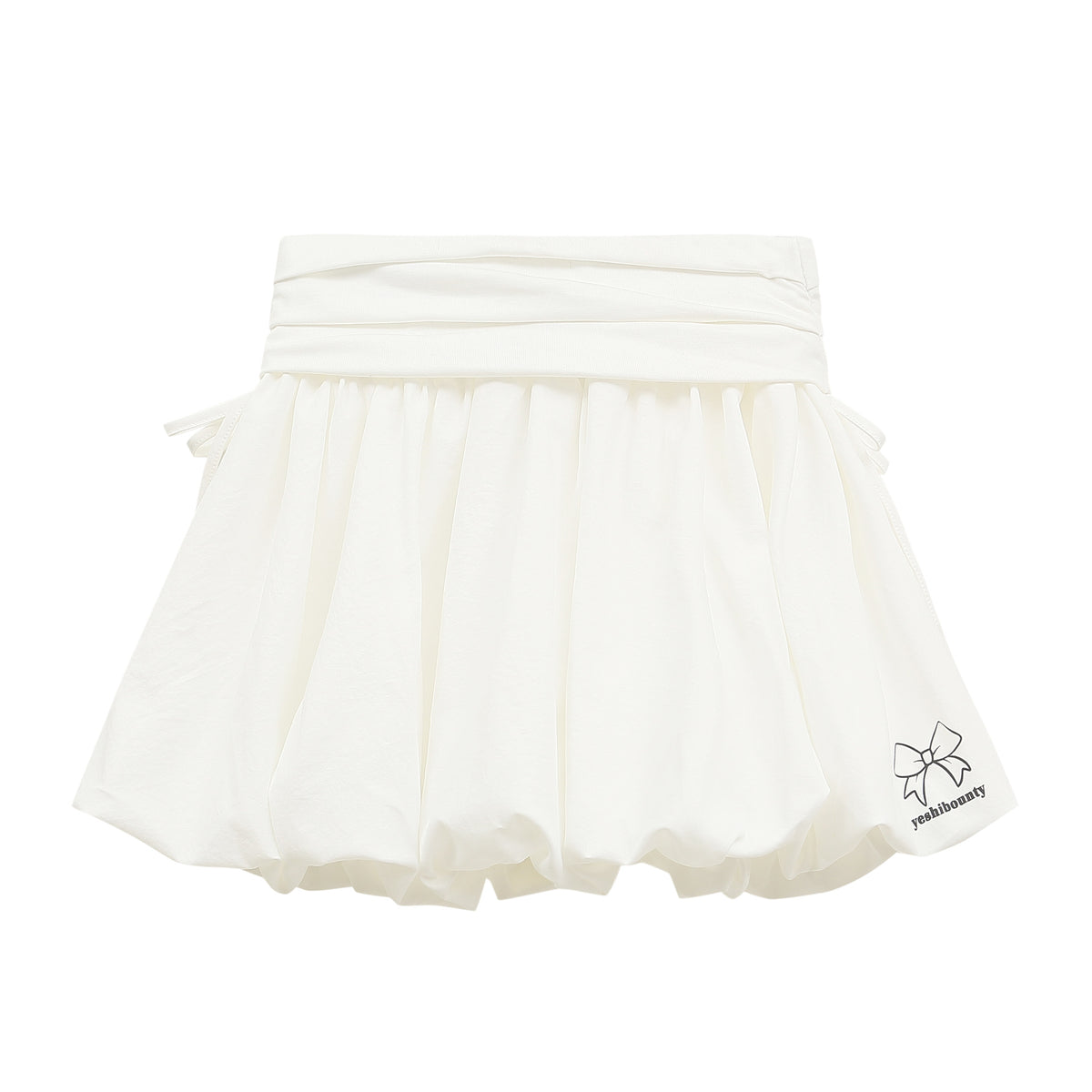 Cute bow bud skirt