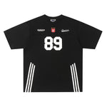 復古字母刺綉短袖