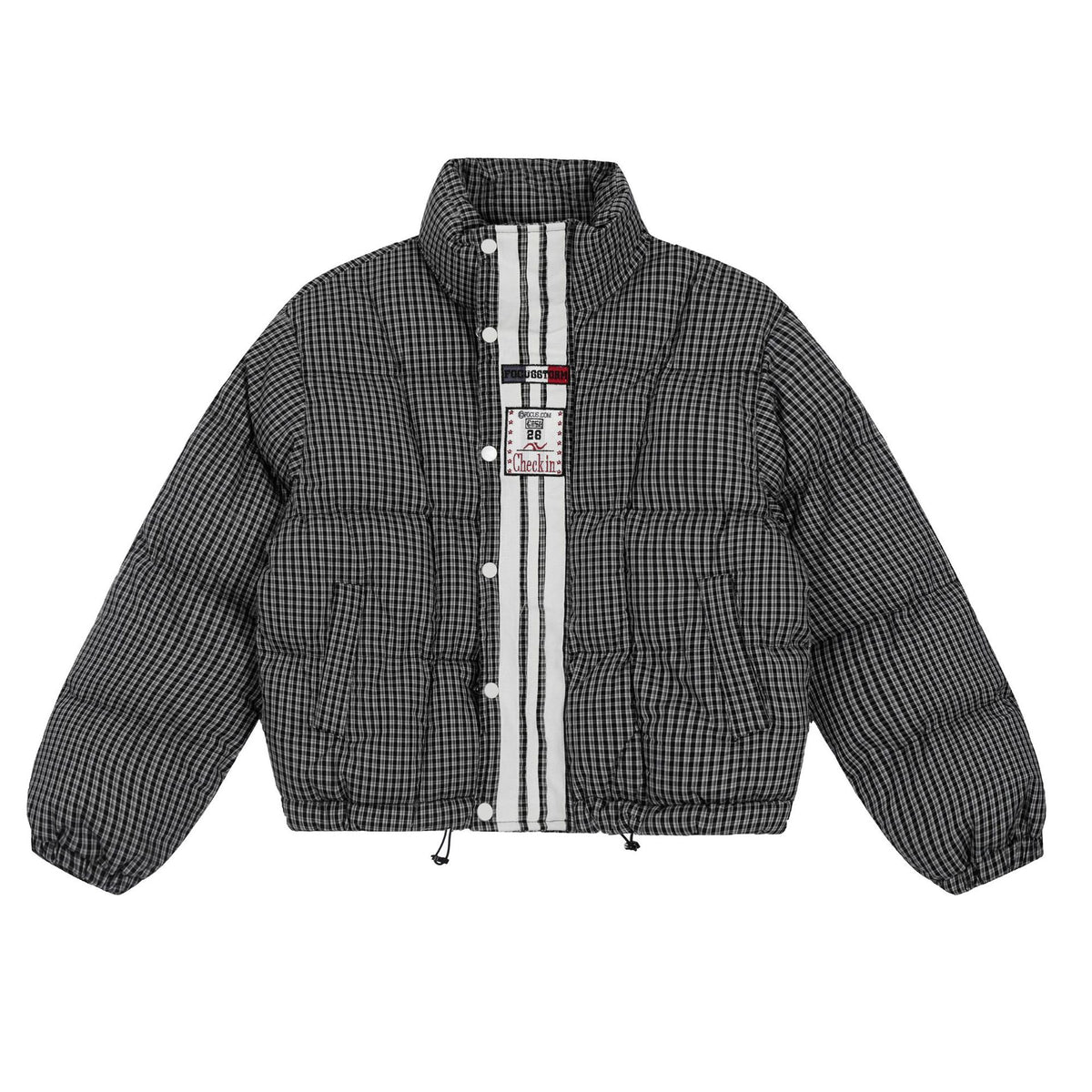 Retro embroidered patchwork cotton jacket