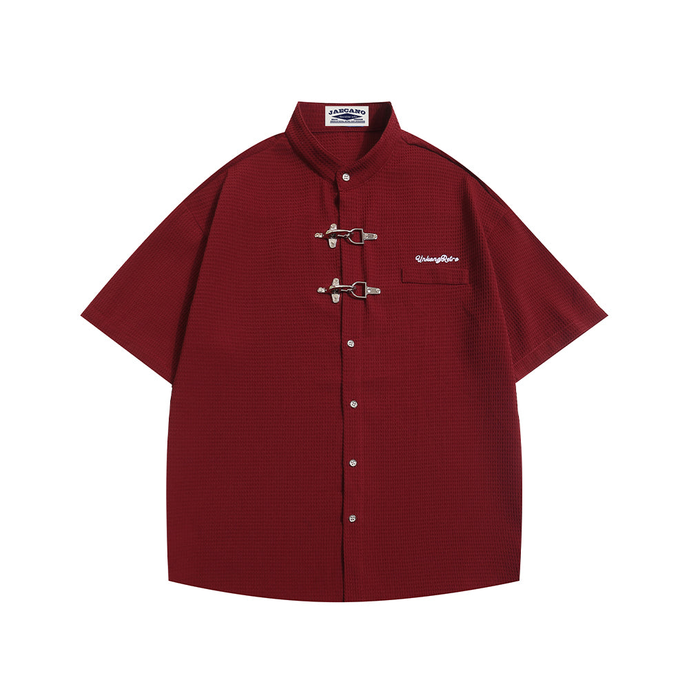 復古華夫格襯衫