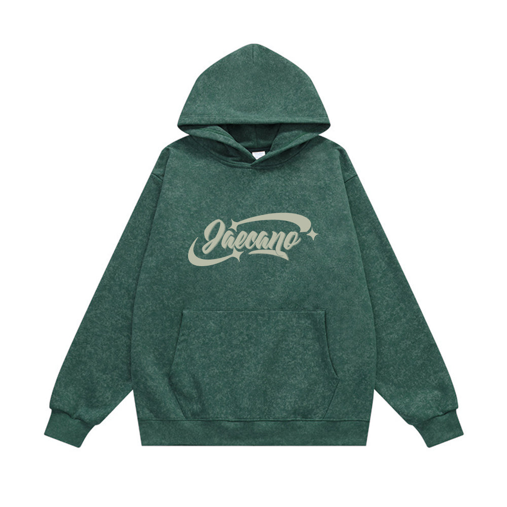 레트로 후드 스웨트셔츠