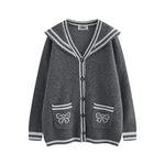 復古拼色針織毛衣