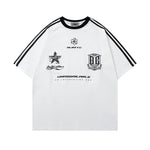 Retro crew neck short sleeves