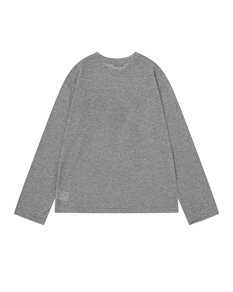 Casual and versatile long-sleeved shirt