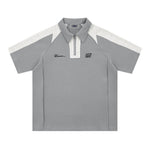 레트로 컬러 블록 반소매