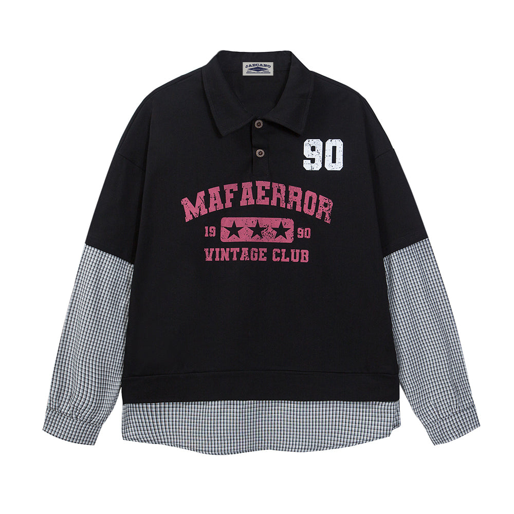 學院風假兩件長袖