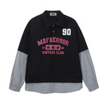 學院風假兩件長袖