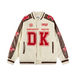 Retro patchwork cotton jacket