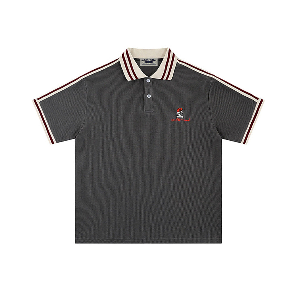 개인화된 자수 폴로 반팔