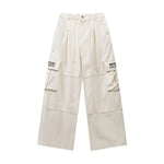 復古休閑直筒褲