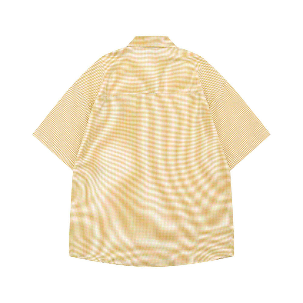 Cute embroidered short-sleeved shirt