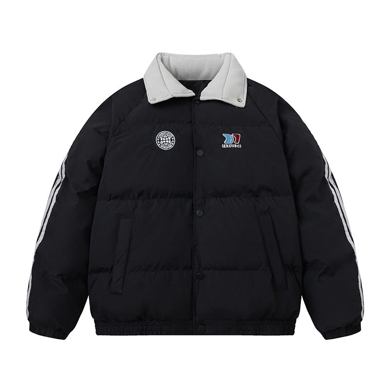 Retro simple cotton jacket