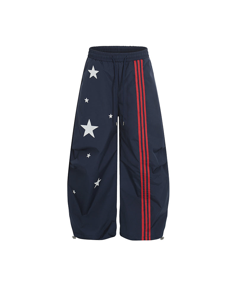 Striped star trousers