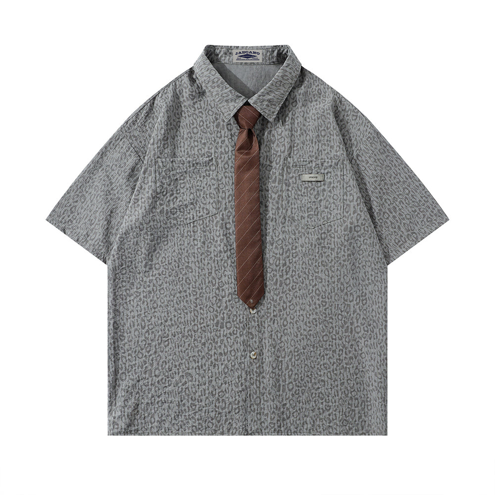 Vintage Plaid Short Sleeve Shirt