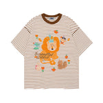 그래피티 스트라이프 반팔