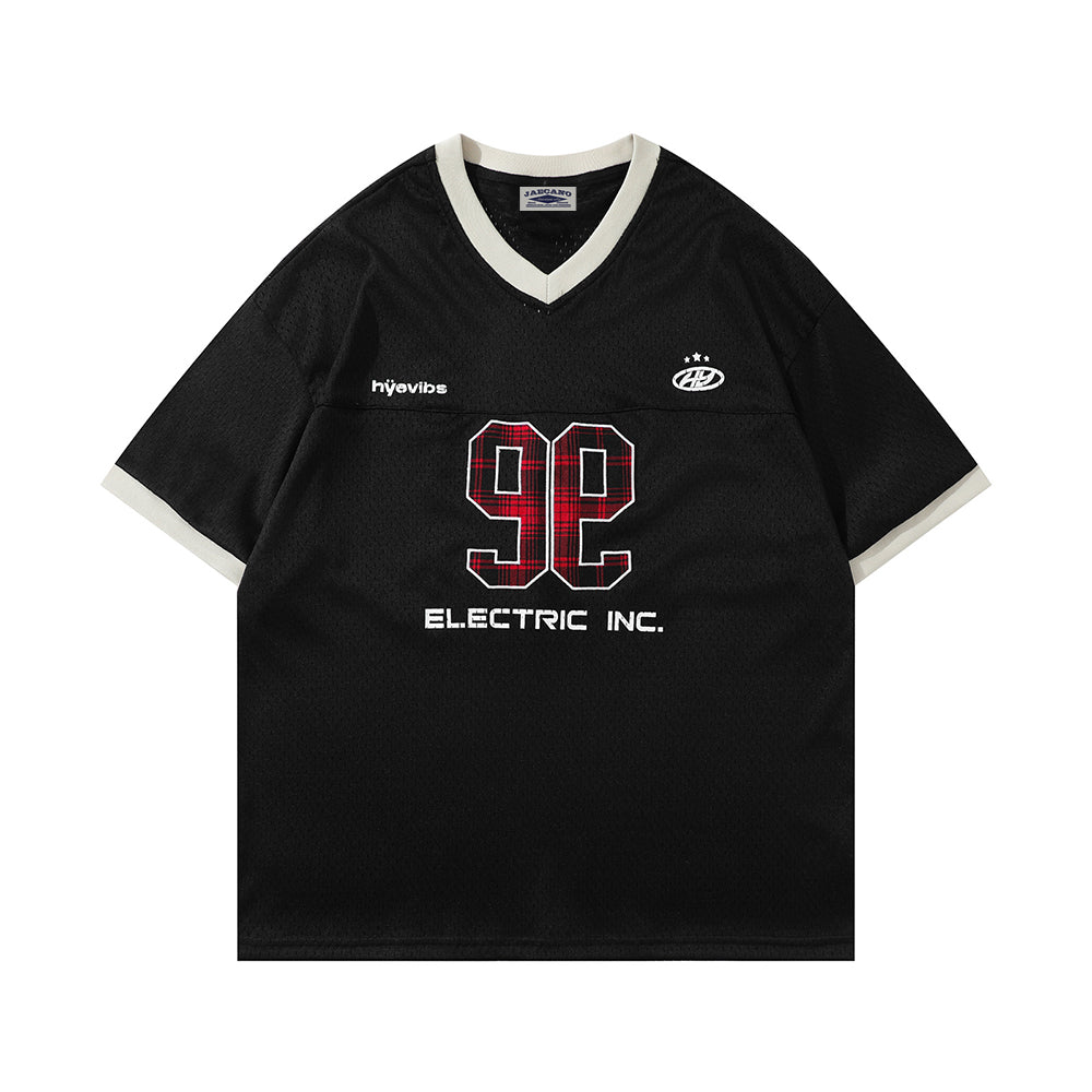 빈티지 자수 루즈한 반소매