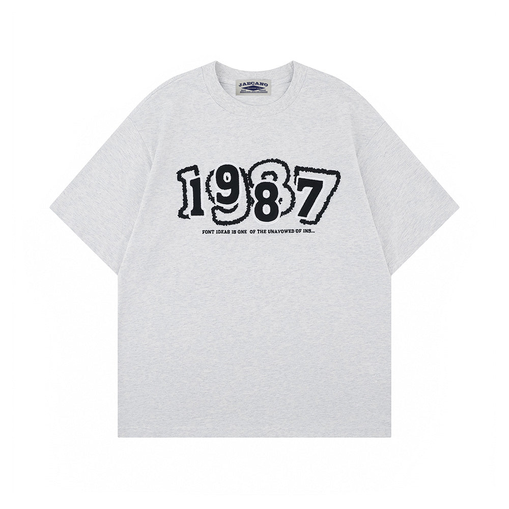 타월 자수 반팔