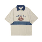 American retro cute printed short sleeves