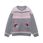 Polka Dot Ski Cardigan