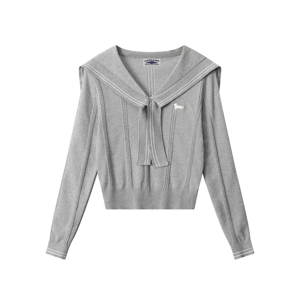 學院風百搭針織套裝(女款)