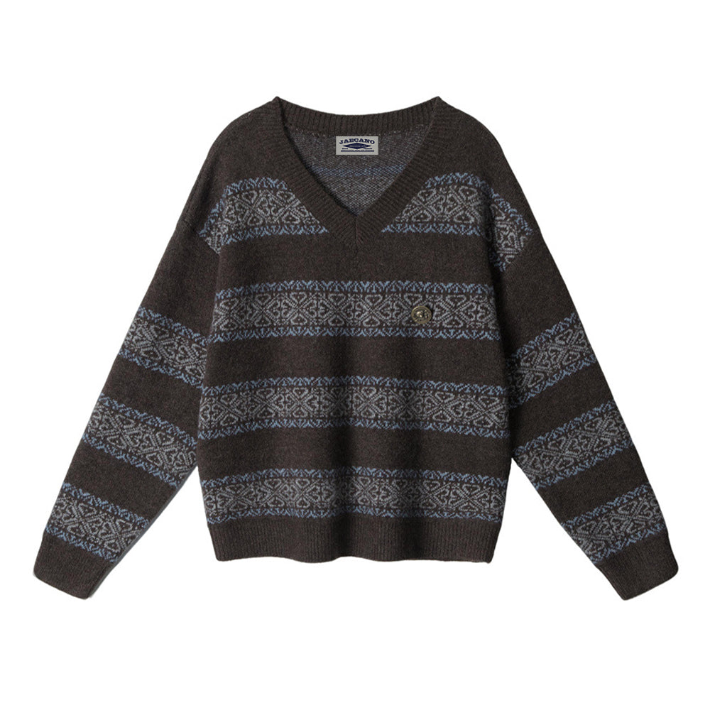 레트로 스트라이프 스웨터