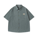 Vintage pocket short-sleeved shirt