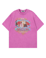 Retro casual short sleeves